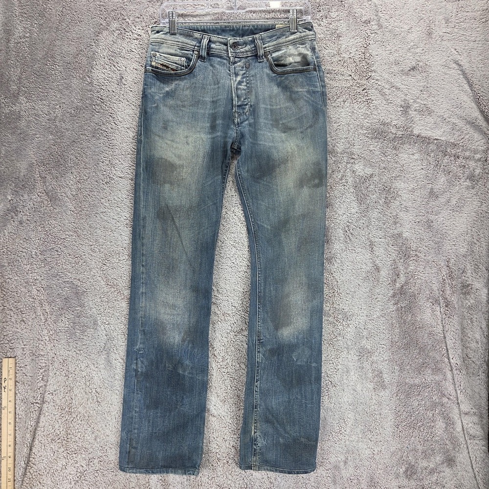 Diesel Jeans Mens 27x32 Safado Regular Slim Straight Italy Altered Hem 0061E